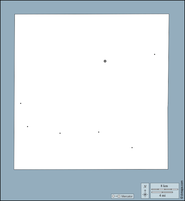 Contea di Rooks : d-maps.com: mappa gratuita, mappa muta gratuita, cartina muta gratuita : contorni, principali città