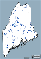 Maine: Free maps, free blank maps, free outline maps, free base maps