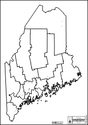 Maine: Free maps, free blank maps, free outline maps, free base maps