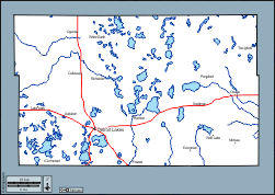 Becker County: Free maps, free blank maps, free outline maps, free base ...