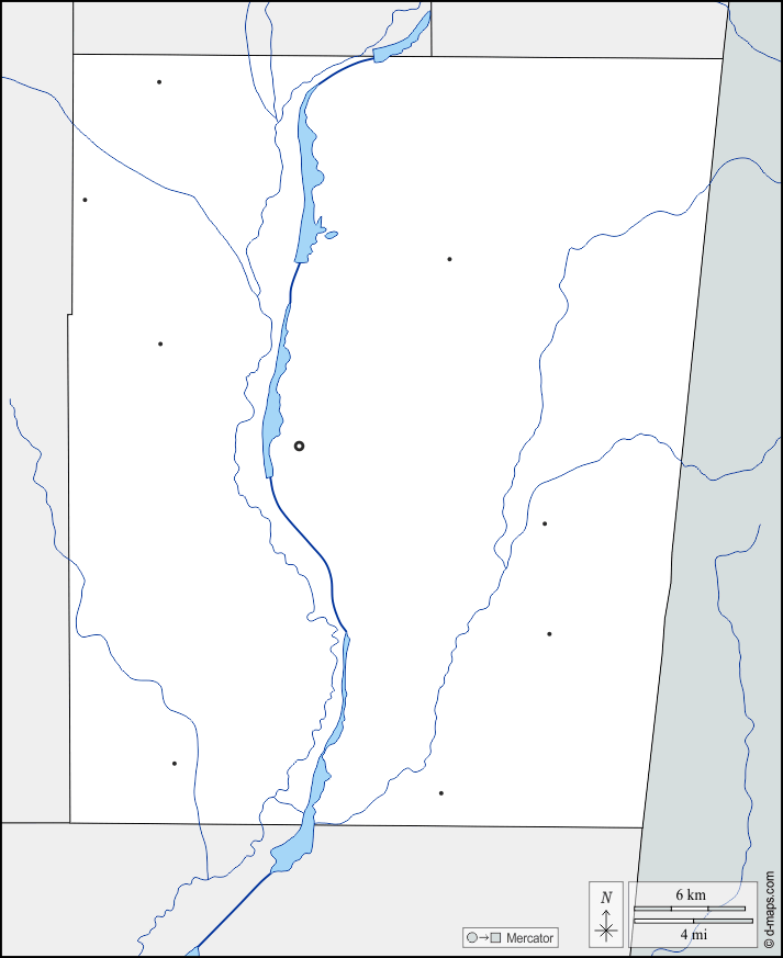 Contea di Itawamba : d-maps.com: mappa gratuita, mappa muta gratuita, cartina muta gratuita : frontiere, idrografia, principali città