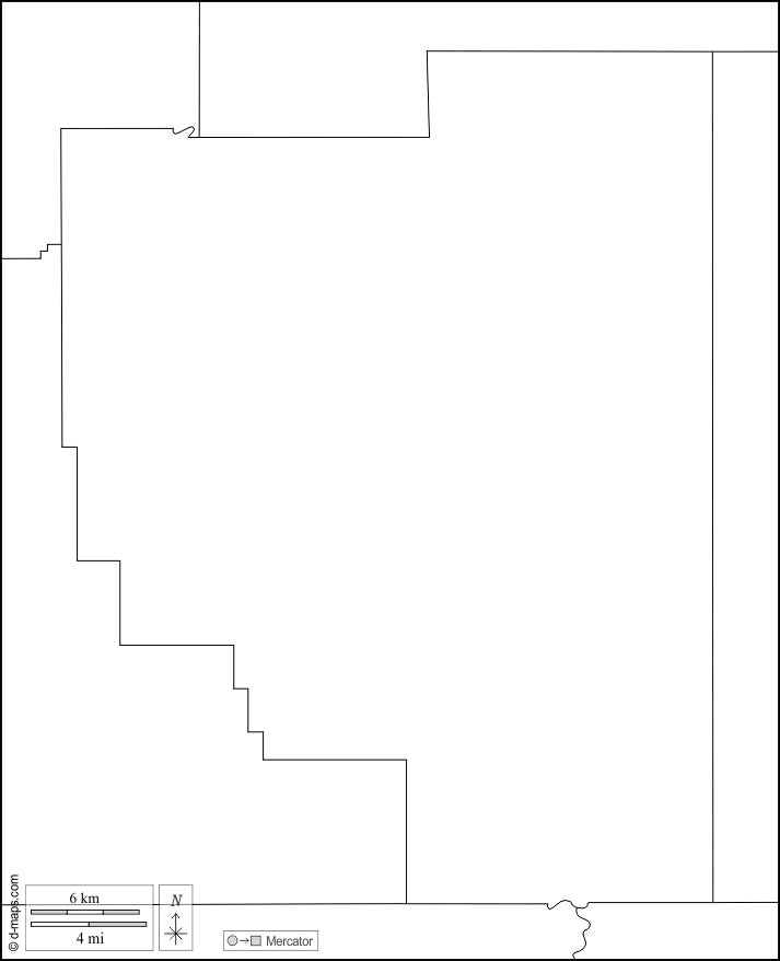 Contea di Marion : d-maps.com: mappa gratuita, mappa muta gratuita, cartina muta gratuita : frontiere, bianco