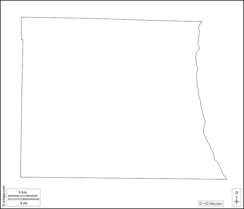 Contea di Lewis : d-maps.com: mappa gratuita, mappa muta gratuita, cartina muta gratuita : contorni, bianco
