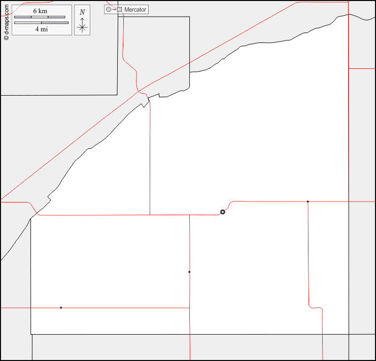 Contea di Polk : d-maps.com: mappa gratuita, mappa muta gratuita, cartina muta gratuita : frontiere, principali città, strade