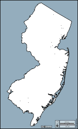 New Jersey: Free maps, free blank maps, free outline maps, free base maps