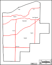 Lorain County: Free maps, free blank maps, free outline maps, free base ...