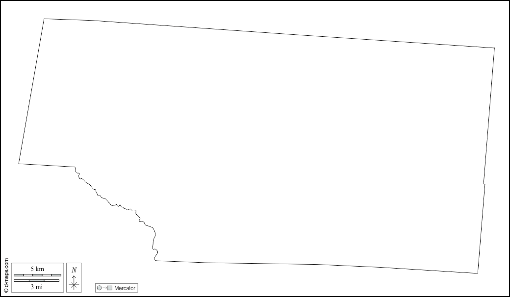 Contea di Pike : d-maps.com: mappa gratuita, mappa muta gratuita, cartina muta gratuita : contorni, bianco