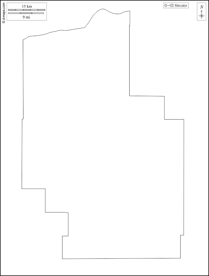 Condado de Morrow : d-maps.com: mapa gratuito, mapa mudo gratuito, mapa en blanco gratuito, plantilla de mapa : contornos, blanco