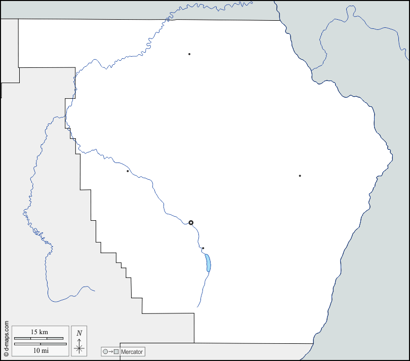 Contea di Wallowa : d-maps.com: mappa gratuita, mappa muta gratuita, cartina muta gratuita : frontiere, idrografia, principali città