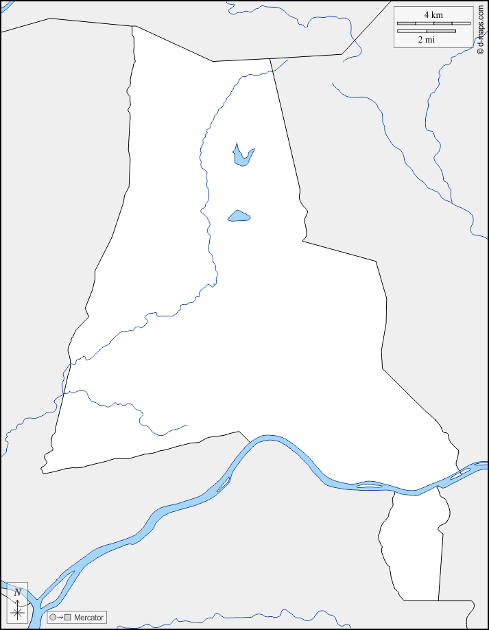 Contea di Montour : d-maps.com: mappa gratuita, mappa muta gratuita, cartina muta gratuita : frontiere, idrografia