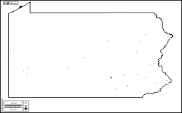 Pennsylvania: Free maps, free blank maps, free outline maps, free base maps