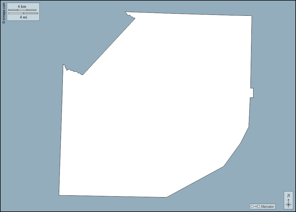 Contea di Madison : d-maps.com: mappa gratuita, mappa muta gratuita, cartina muta gratuita : contorni