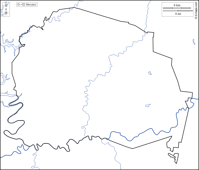 White County : d-maps.com: Kostenlose Karten, kostenlose stumme Karte, kostenlose unausgefüllt Landkarte, kostenlose hochauflösende Umrisskarte : Küsten, Grenzen, Hydrografie, weiß
