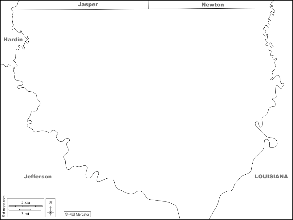 Orange County Free Map Free Blank Map Free Outline Map Free Base Map