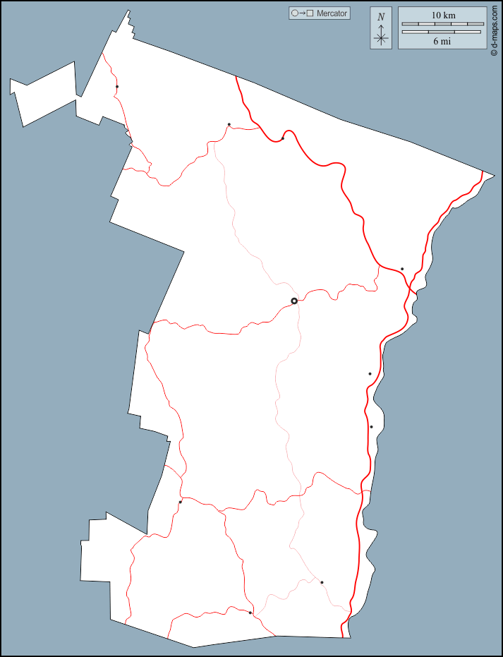 مقاطعة وندسور : خريطة مجانية, خريطة خاليه من الفراغ, خريطة الخطوط العريضة, خريطة القاعدة الحرة
 : الخطوط العريضة, المدن الرئيسية, الطرق