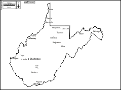 West Virginia: Free maps, free blank maps, free outline maps, free base ...