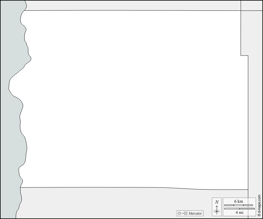 Contea di Saint Croix : d-maps.com: mappa gratuita, mappa muta gratuita, cartina muta gratuita : frontiere