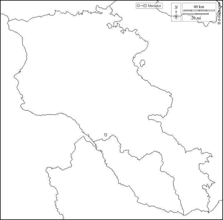 Armenia : d-maps.com: free map, free blank map, free outline map, free base map : boundaries, white
