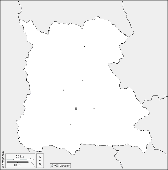 Naypyidaw Union Territory : d-maps.com: free map, free blank map, free outline map, free base map : boundaries, main cities