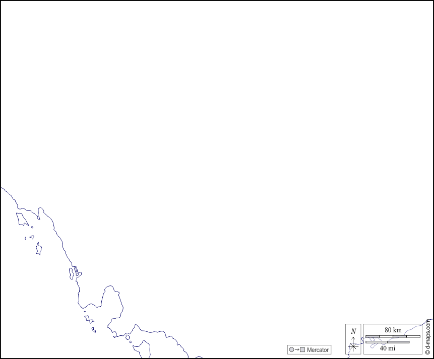 Camboya : d-maps.com: mapa gratuito, mapa mudo gratuito, mapa en blanco gratuito, plantilla de mapa : costas, blanco