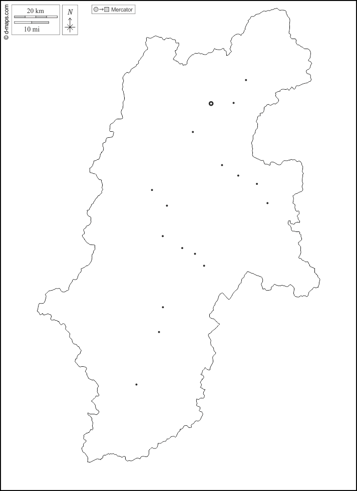 ناغانو : خريطة مجانية, خريطة خاليه من الفراغ, خريطة الخطوط العريضة, خريطة القاعدة الحرة
 : الخطوط العريضة, المدن الرئيسية, أبيض