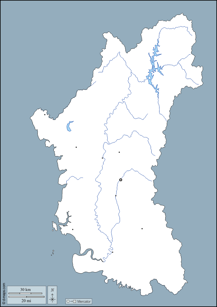 Perak : d-maps.com: free map, free blank map, free outline map, free base map : outline, hydrography, main cities