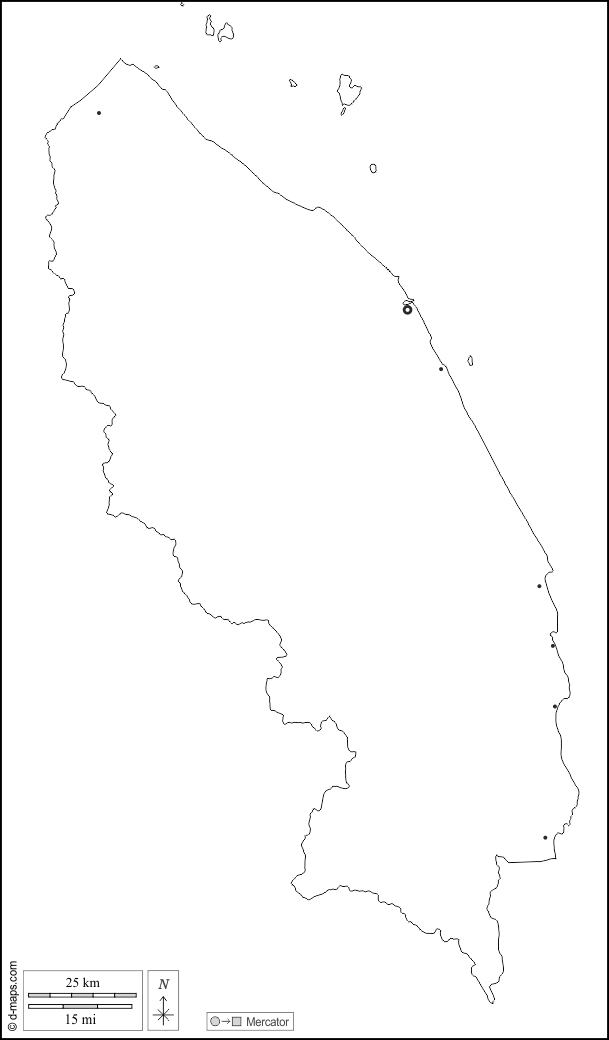 登嘉樓 : d-maps.com: 免费地图, 免费的空白地图, 免费的轮廓地图, 免费基地地图 : 大纲, 主要城市, 白