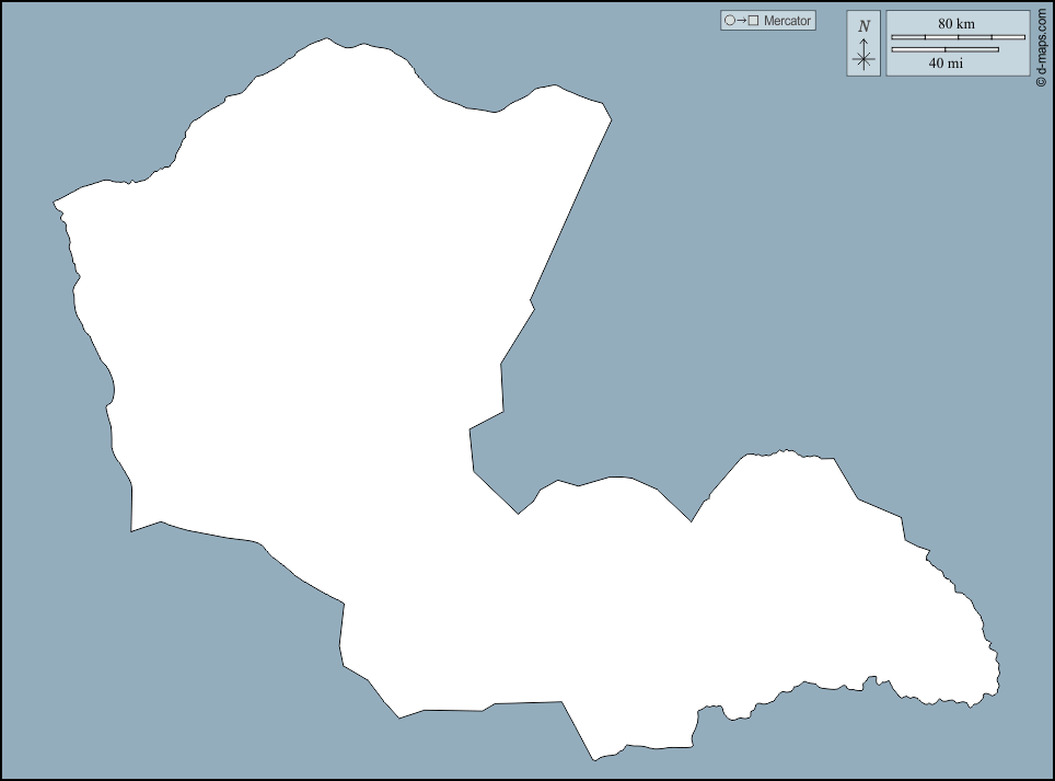 Dornod : d-maps.com: mappa gratuita, mappa muta gratuita, cartina muta gratuita : contorni