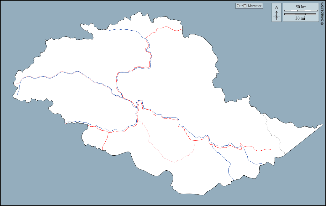 Gilgit-Baltistão : d-maps.com: mapa livre, mapa em branco livre, mapa livre do esboço, mapa básico livre
 : contornos, hidrografia, estradas