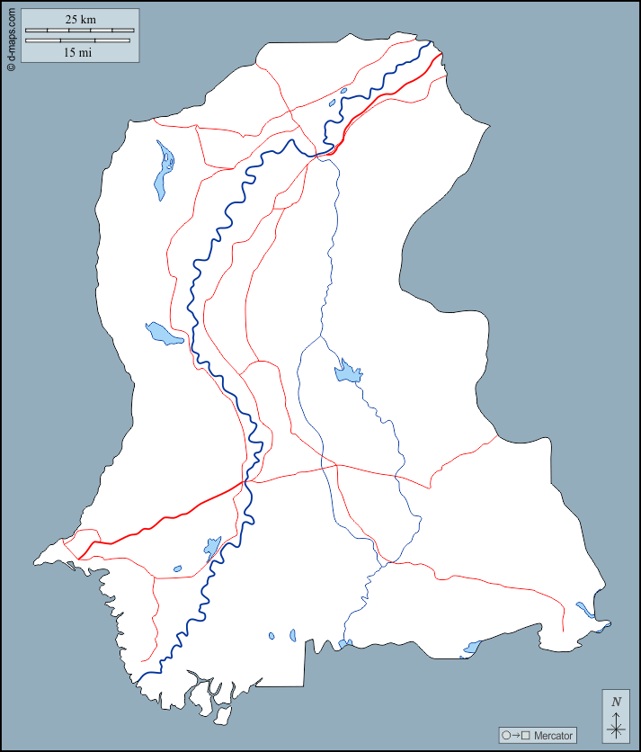سنڌ : خريطة مجانية, خريطة خاليه من الفراغ, خريطة الخطوط العريضة, خريطة القاعدة الحرة
 : الخطوط العريضة, هيدروغرافيا, الطرق