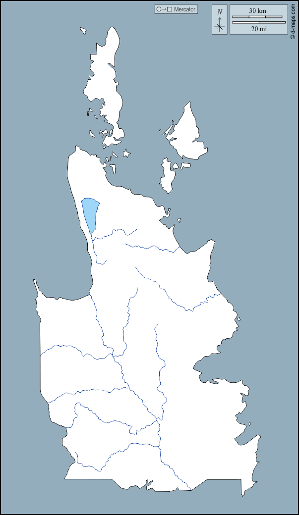 Caraga : d-maps.com: mappa gratuita, mappa muta gratuita, cartina muta gratuita : contorni, idrografia