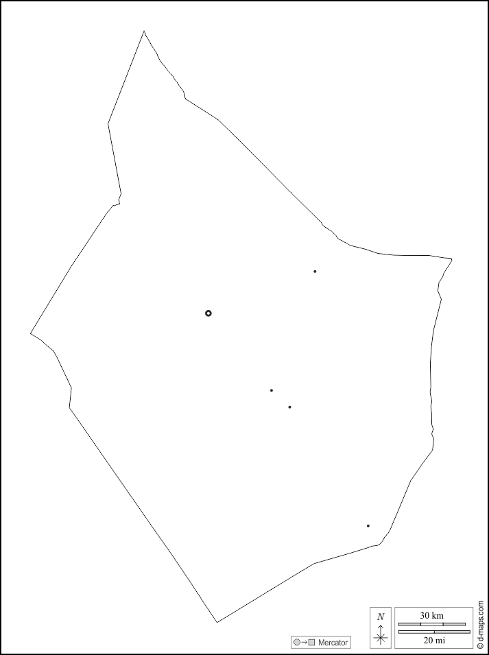Дайр-эз-Заур : d-maps.com: Бесплатная карта, бесплатная карта, свободная карта, Бесплатная базовая карта
 : контур, Главные города, Белый