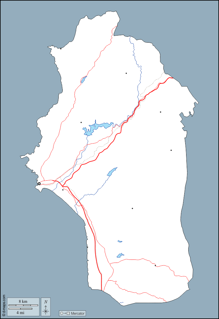 Lattaquié : d-maps.com: carte géographique gratuite, carte géographique muette gratuite, carte vierge gratuite, fond de carte gratuit, formats graphiques courants : contours, hydrographie, principales villes, routes