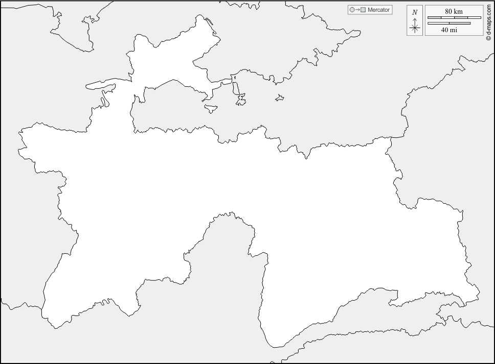 Tadschikistan : d-maps.com: Kostenlose Karten, kostenlose stumme Karte, kostenlose unausgefüllt Landkarte, kostenlose hochauflösende Umrisskarte : Grenzen