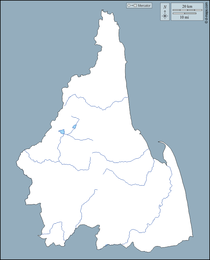 Nakhon Si Thammarat : d-maps.com: Kostenlose Karten, kostenlose stumme Karte, kostenlose unausgefüllt Landkarte, kostenlose hochauflösende Umrisskarte : Umrisse, Hydrografie