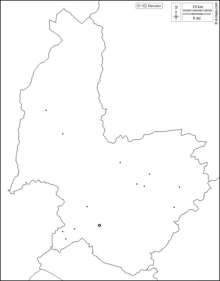 Osmaniye : d-maps.com: mappa gratuita, mappa muta gratuita, cartina muta gratuita : frontiere, principali città, bianco