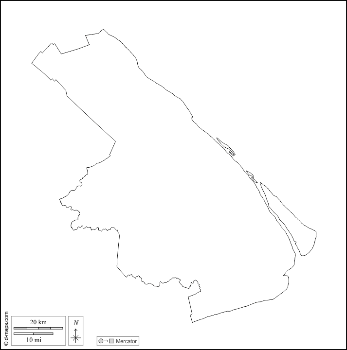 Can Tho : d-maps.com: Kostenlose Karten, kostenlose stumme Karte, kostenlose unausgefüllt Landkarte, kostenlose hochauflösende Umrisskarte : Umrisse, weiß