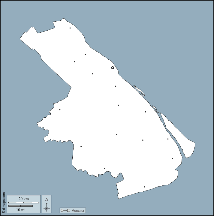 Can Tho : d-maps.com: Kostenlose Karten, kostenlose stumme Karte, kostenlose unausgefüllt Landkarte, kostenlose hochauflösende Umrisskarte : Umrisse, Wichtige Städte