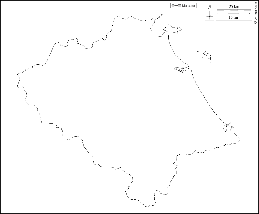 Da Nang : d-maps.com: mappa gratuita, mappa muta gratuita, cartina muta gratuita : contorni, bianco