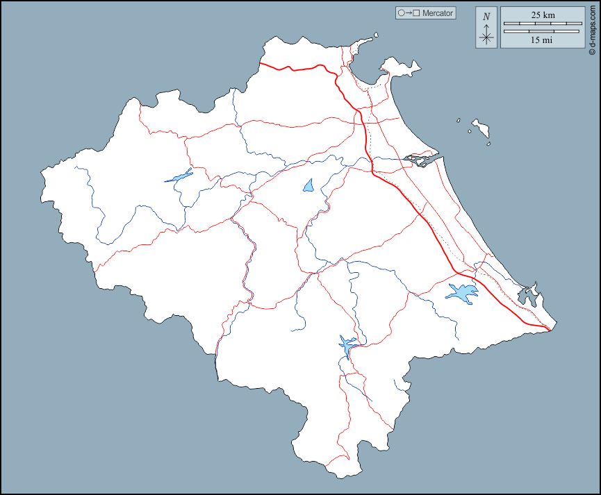Da Nang : d-maps.com: mapa livre, mapa em branco livre, mapa livre do esboço, mapa básico livre
 : contornos, hidrografia, estradas