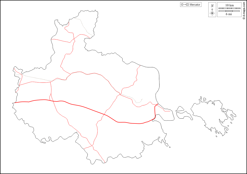 Haiphong : d-maps.com: Kostenlose Karten, kostenlose stumme Karte, kostenlose unausgefüllt Landkarte, kostenlose hochauflösende Umrisskarte : Umrisse, Straßen, weiß