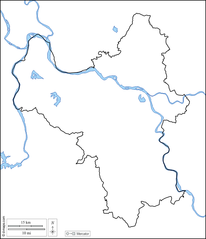 Hanoi : d-maps.com: Kostenlose Karten, kostenlose stumme Karte, kostenlose unausgefüllt Landkarte, kostenlose hochauflösende Umrisskarte : Küsten, Grenzen, Hydrografie