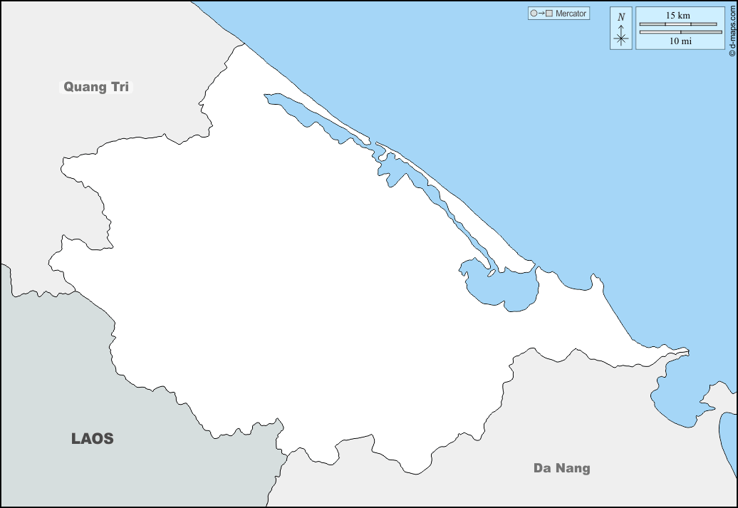 Hue : d-maps.com: Kostenlose Karten, kostenlose stumme Karte, kostenlose unausgefüllt Landkarte, kostenlose hochauflösende Umrisskarte : Grenzen, Namen