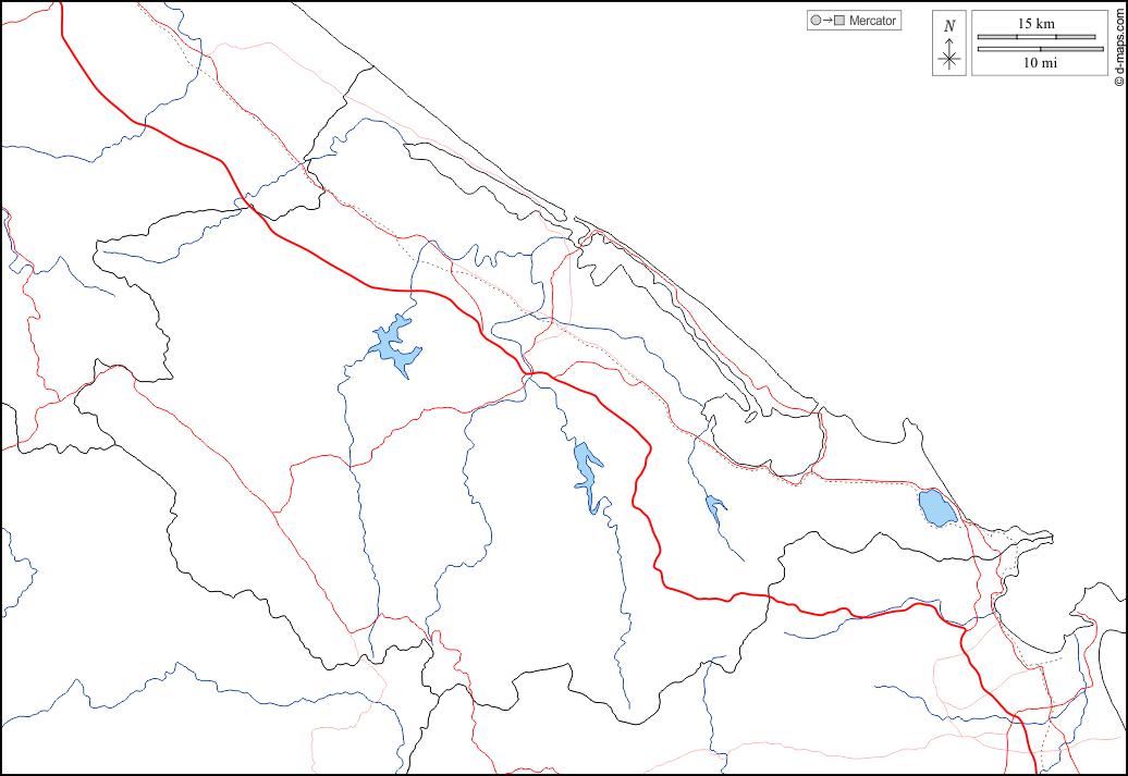 Hue : d-maps.com: Kostenlose Karten, kostenlose stumme Karte, kostenlose unausgefüllt Landkarte, kostenlose hochauflösende Umrisskarte : Grenzen, Hydrografie, Straßen, weiß