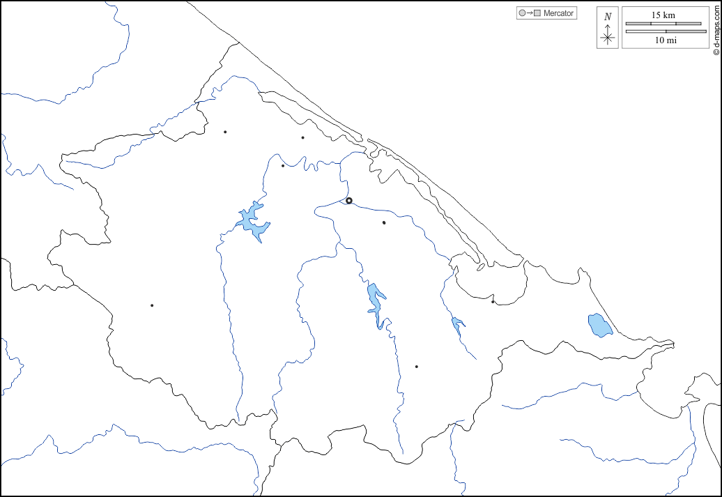 Hue : d-maps.com: Kostenlose Karten, kostenlose stumme Karte, kostenlose unausgefüllt Landkarte, kostenlose hochauflösende Umrisskarte : Grenzen, Hydrografie, Wichtige Städte, weiß