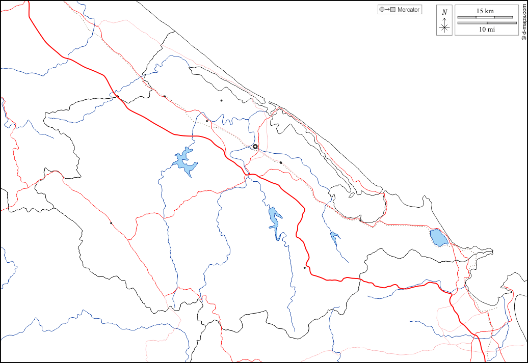 Hue : d-maps.com: Kostenlose Karten, kostenlose stumme Karte, kostenlose unausgefüllt Landkarte, kostenlose hochauflösende Umrisskarte : Grenzen, Hydrografie, Wichtige Städte, Straßen, weiß