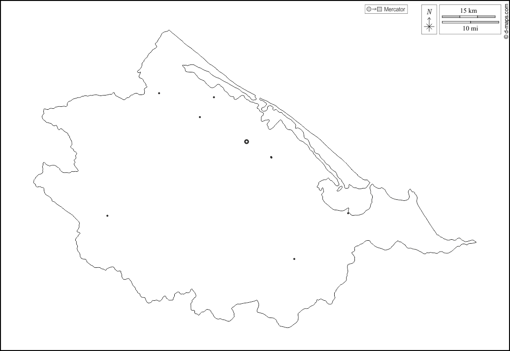 Hue : d-maps.com: Kostenlose Karten, kostenlose stumme Karte, kostenlose unausgefüllt Landkarte, kostenlose hochauflösende Umrisskarte : Umrisse, Wichtige Städte, weiß