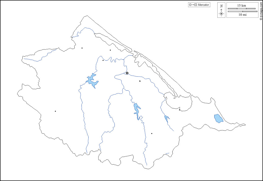 Hue : d-maps.com: Kostenlose Karten, kostenlose stumme Karte, kostenlose unausgefüllt Landkarte, kostenlose hochauflösende Umrisskarte : Umrisse, Hydrografie, Wichtige Städte, weiß