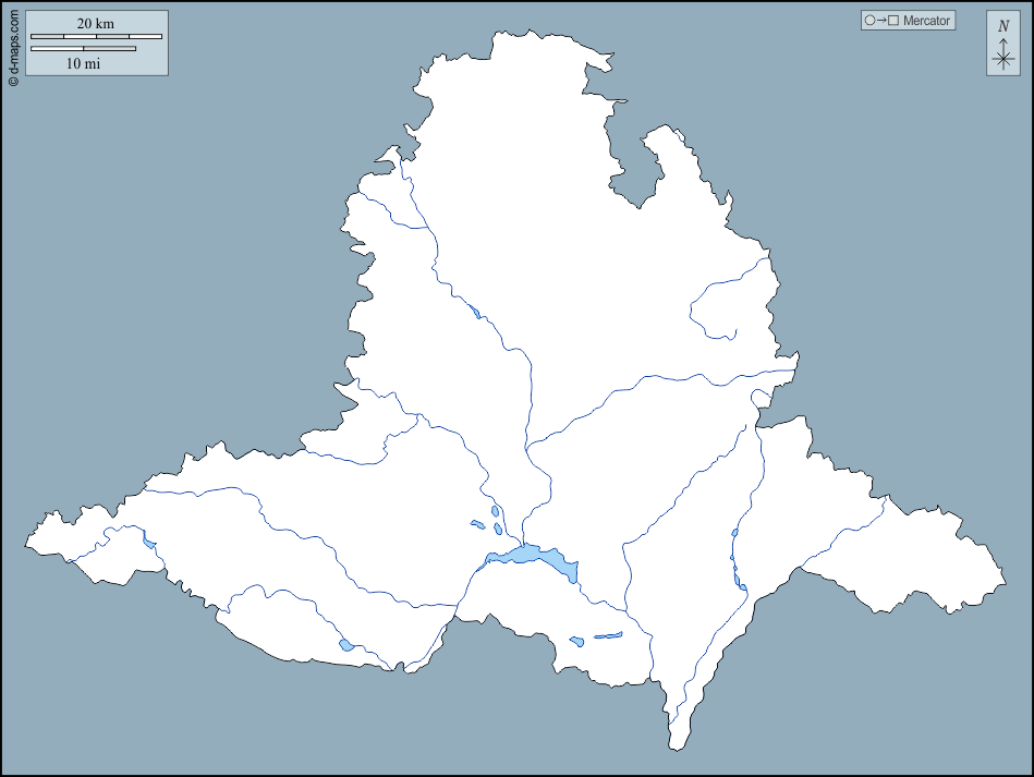 Южно-Моравский край : d-maps.com: Бесплатная карта, бесплатная карта, свободная карта, Бесплатная базовая карта
 : контур, гидрографии