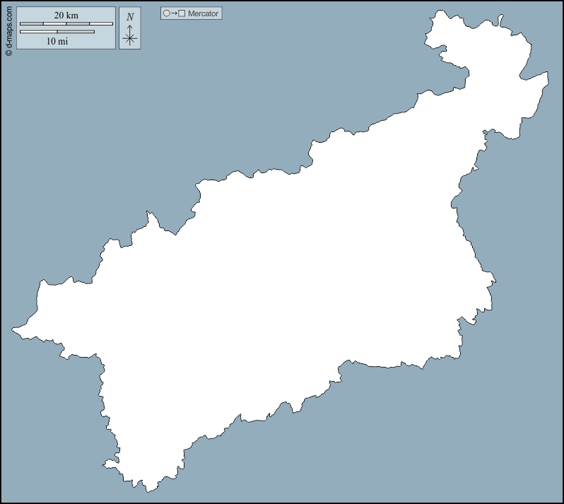 Ústí nad Labem : d-maps.com: free map, free blank map, free outline map, free base map : outline